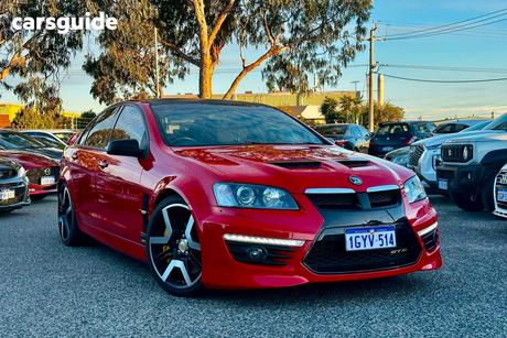 Red 2009 HSV GTS Sedan E SERIES 2 R