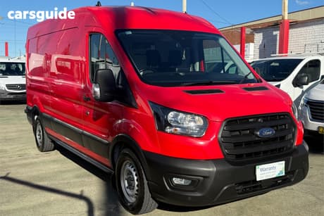 Red 2022 Ford Transit Van 350L Lwb (Rwd) Srw