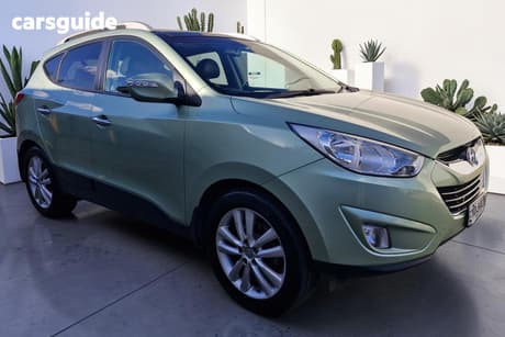 Green 2012 Hyundai IX35 Wagon Highlander (Awd)