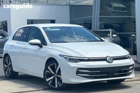 White 2025 Volkswagen Golf Hatchback Style