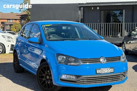 Blue 2015 Volkswagen Polo Hatch 66TSI TRENDLINE