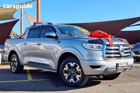 Silver 2021 GWM UTE Dual Cab Utility Cannon-X (4X4)