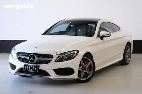 White 2016 Mercedes-Benz C200 Coupe