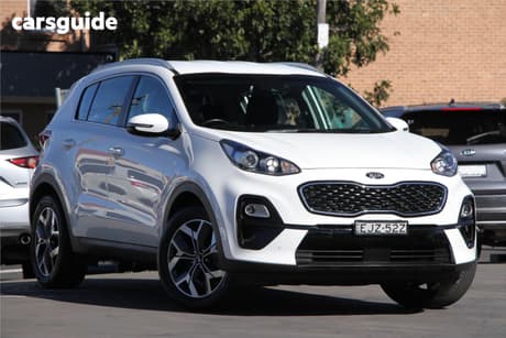 White 2020 Kia Sportage Wagon Sx (Fwd)