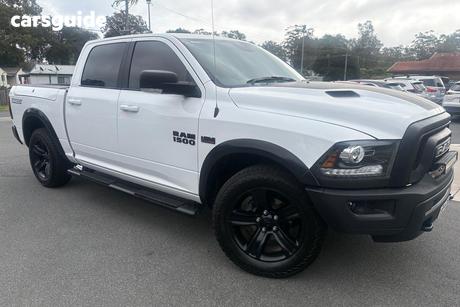 White 2021 RAM 1500 Crew Cab Utility Warlock Rambox