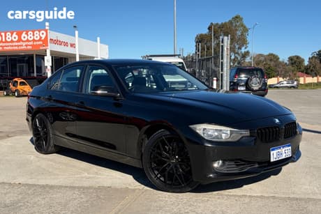 Black 2012 BMW 320I Sedan 20I