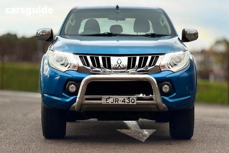 Blue 2015 Mitsubishi Triton Dual Cab Utility Gls (4X4)