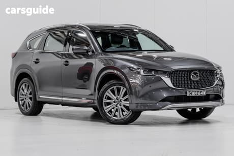 Grey 2023 Mazda CX-8 Wagon D35 Asaki (Awd)