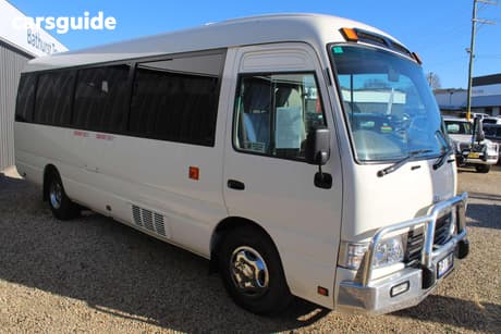 White 2016 Toyota Coaster Bus Standard (Lwb)