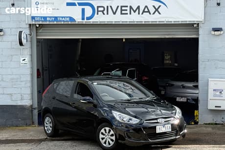 Black 2016 Hyundai Accent Hatchback Active