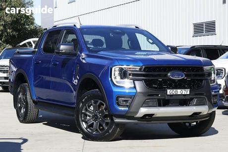 Blue 2025 Ford Ranger Double Cab Pick Up Wildtrak X 2.0 (4X4)