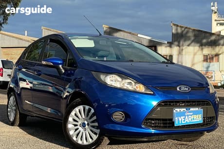Blue 2012 Ford Fiesta Hatchback Lx