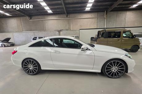 White 2014 Mercedes-Benz E350 Coupe