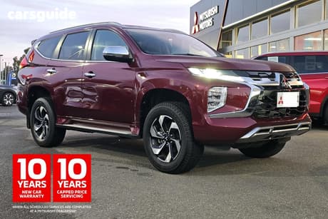 Red 2024 Mitsubishi Pajero Sport Wagon Exceed (4Wd) 7 Seat
