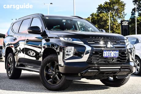 Black 2025 Mitsubishi Pajero Sport Wagon Gsr (4Wd) 7 Seat