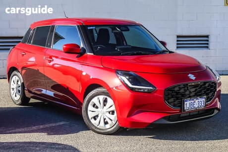 Red 2025 Suzuki Swift Hatchback Hybrid