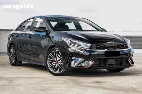 Black 2022 Kia Cerato Sedan Gt