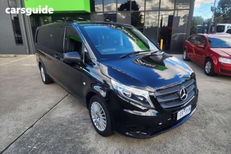 Black 2019 Mercedes-Benz Vito Crew Cab Van 119 Cdi Lwb