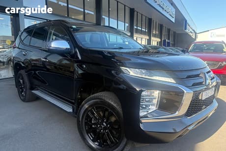 Black 2023 Mitsubishi Pajero Sport Wagon Gsr (4Wd) 7 Seat