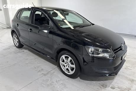 Black 2013 Volkswagen Polo Hatchback 77 Tsi Comfortline