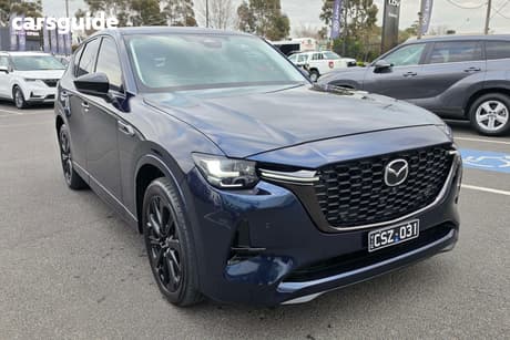 Blue 2023 Mazda CX-60 Wagon G40E Gt Hybrid