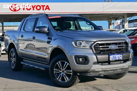 Silver 2021 Ford Ranger Double Cab Pick Up Wildtrak 3.2 (4X4)