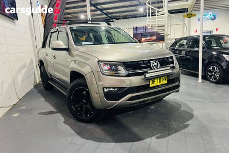 Beige 2017 Volkswagen Amarok Dual Cab Utility Tdi420 Core Plus (4X4)