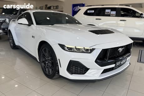 White 2025 Ford Mustang Fastback Gt 5.0 V8