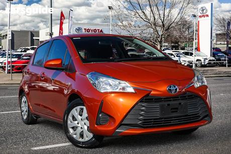 Orange 2018 Toyota Yaris Hatchback Ascent