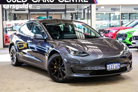 Grey 2022 Tesla Model 3 Sedan Long Range