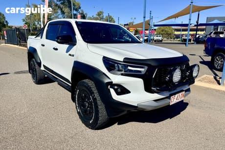 White 2023 Toyota Hilux Double Cab Pick Up Gr-Sport Two-Tone (4X4)