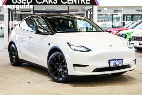White 2022 Tesla Model Y Wagon Rear-Wheel Drive