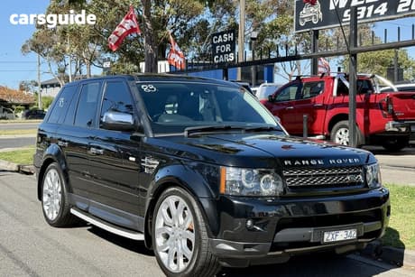 Black 2013 Land Rover Range Rover Sport Wagon 3.0 Sdv6 Luxury