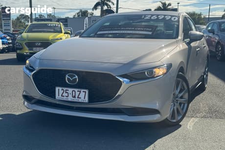 Beige 2023 Mazda 3 Sedan G20 Evolve