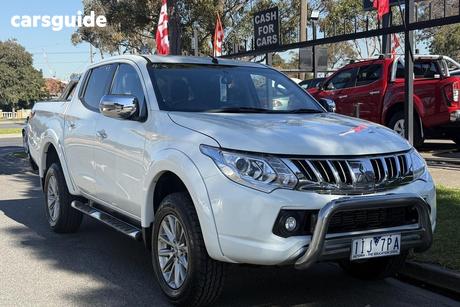 White 2016 Mitsubishi Triton Dual Cab Utility Gls (4X4)