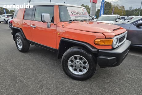 Orange 2012 Toyota FJ Cruiser Wagon