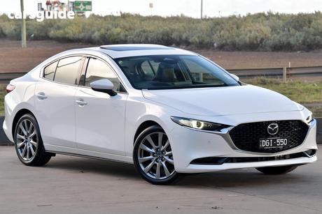 White 2025 Mazda 3 Sedan G25 Astina