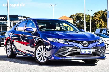 Blue 2018 Toyota Camry Sedan Ascent
