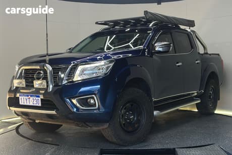 Blue 2015 Nissan Navara Dual Cab Utility St-X (4X4)