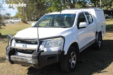 White 2016 Holden Colorado Crew Cab Chassis Ls (4X4)