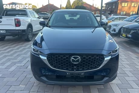 Blue 2024 Mazda CX-5 Wagon G25 Maxx Sport (Fwd)