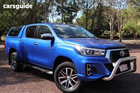 Blue 2018 Toyota Hilux Dual Cab Utility Sr5 (4X4)