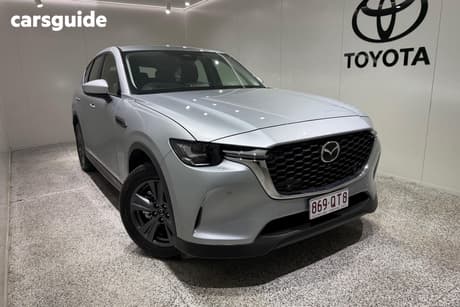 Silver 2025 Mazda CX-60 Wagon G25 Evolve