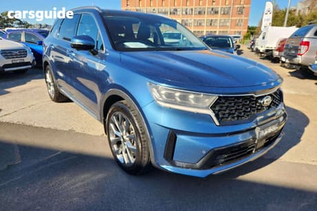 Blue 2020 Kia Sorento Wagon Gt-Line 7 Seat
