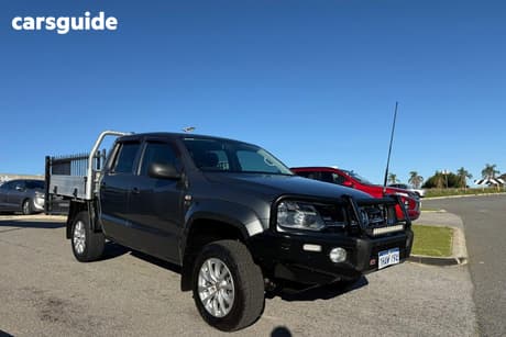 Grey 2020 Volkswagen Amarok Dual Cab Utility Tdi550 Core 4Motion (4X4)