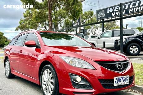 Red 2012 Mazda 6 Wagon Touring