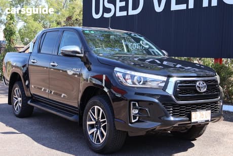 Black 2019 Toyota Hilux Double Cab Pick Up Sr5 (4X4)