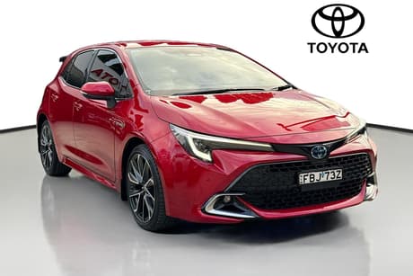 Red 2023 Toyota Corolla Hatchback Zr Hybrid