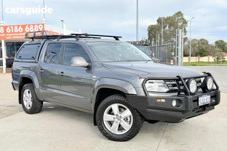 Grey 2018 Volkswagen Amarok Dual Cab Utility V6 Tdi 550 Sportline