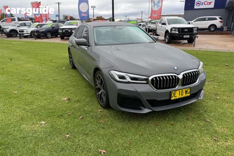 Grey 2021 BMW 530D Sedan M Sport Lci